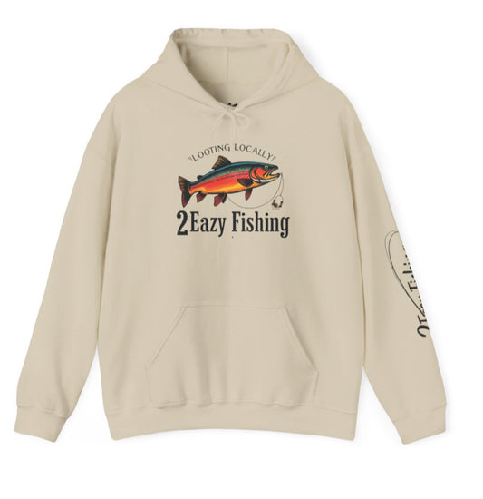 Looting Locally Fishing Hoodie